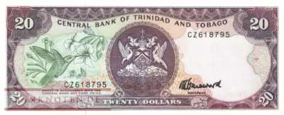 Trinidad & Tobago - 20 Dollars (#039c_UNC)