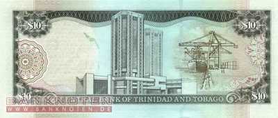 Trinidad and Tobago - 10  Dollars (#043_UNC)