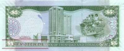 Trinidad und Tobago - 5  Dollars (#047b_UNC)