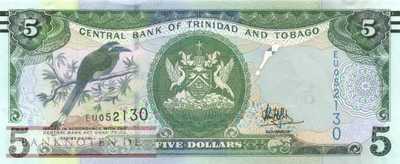 Trinidad and Tobago - 5  Dollars (#047c_UNC)