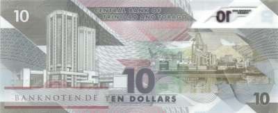 Trinidad und Tobago - 10  Dollars - Polymer (#062_UNC)