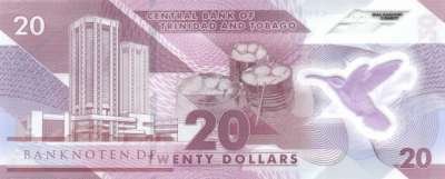 Trinidad and Tobago - 20  Dollars - polymer (#063_UNC)