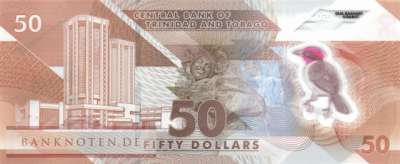 Trinidad and Tobago - 50  Dollars - polymer (#064_UNC)