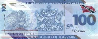 Trinidad und Tobago - 100  Dollars - Polymer (#065_UNC)