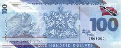 Trinidad and Tobago - 100  Dollars - polymer (#065_UNC)