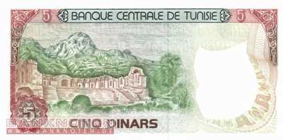 Tunesien - 5  Dinars (#075_UNC)