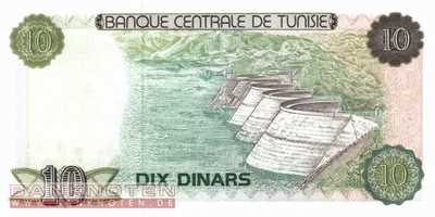 Tunesia - 10  Dinars (#076_UNC)