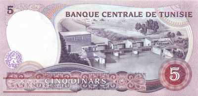Tunesia - 5  Dinars (#079_UNC)