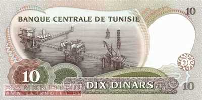 Tunesia - 10  Dinars (#084_UNC)