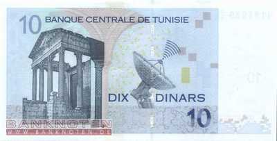 Tunesia - 10  Dinars (#090_UNC)