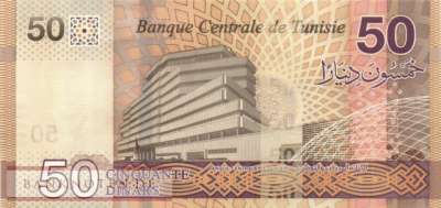 Tunesia - 50  Dinars (#100_UNC)