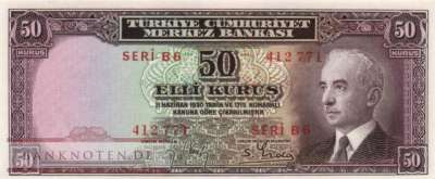 Turkey - 50  Kurus (#133_UNC)