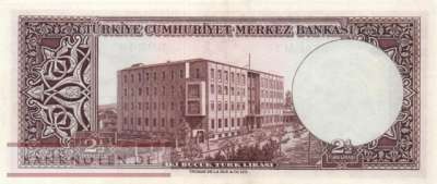 Türkei - 2 1/2  Lira (#151a_XF)