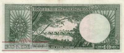 Turkey - 10  Lira (#156a_VF)