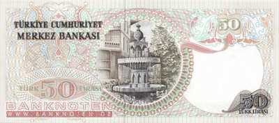 Türkei - 50  Lira (#188-1-1_UNC)