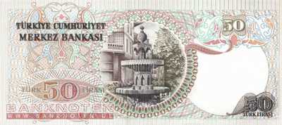 Turkey - 50  Lira (#188-2_UNC)