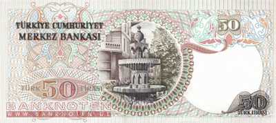 Türkei - 50  Lira (#188-2_UNC)