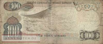 Türkei - 100  Lira (#189a_VG)