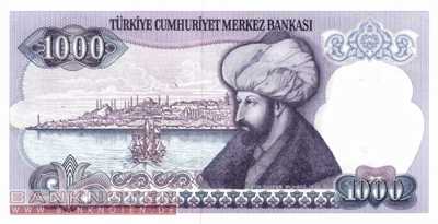 Türkei - 1.000  Lira (#196-U1_UNC)