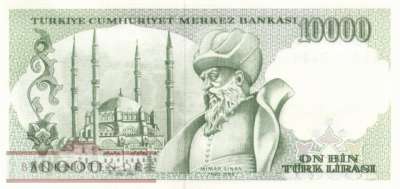 Türkei - 10.000  Lira (#200-2_UNC)