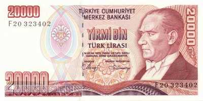 Türkei - 20.000  Lira (#201_UNC)