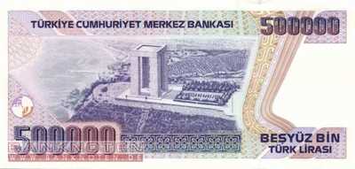 Turkey - 500.000  Lira (#208c_UNC)