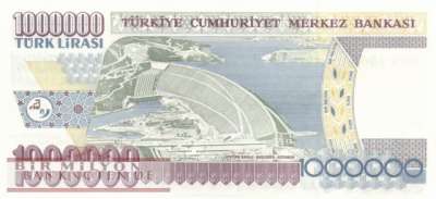 Türkei - 1 Million Lira (#213-1_UNC)