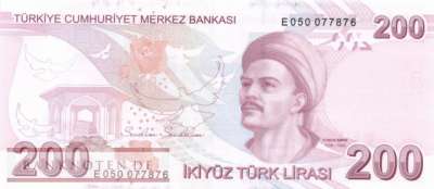 Turkey - 200  Lira (#227e-E_UNC)