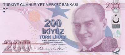 Türkei - 200  Lira (#227g-L_UNC)