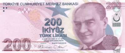 Türkei - 200  Lira (#227g_UNC)