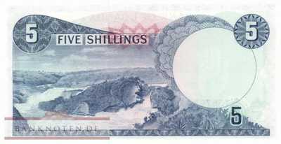 Uganda - 5  Shillings (#001a_UNC)