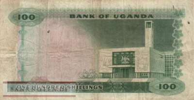 Uganda - 100  Shillings (#004a_F)