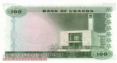 Uganda - 100  Shillings (#005a_UNC)