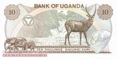 Uganda - 10  Shillings (#006c_UNC)