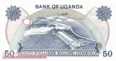 Uganda - 50  Shillings (#008c_UNC)