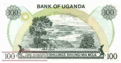 Uganda - 100  Shillings (#009c_UNC)