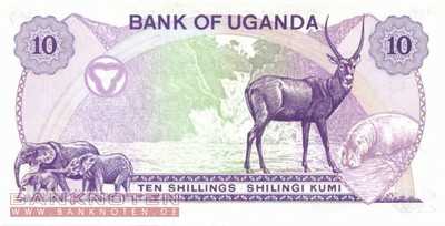 Uganda - 10  Shillings (#016_UNC)