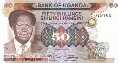 Uganda - 50  Shillings (#020_UNC)