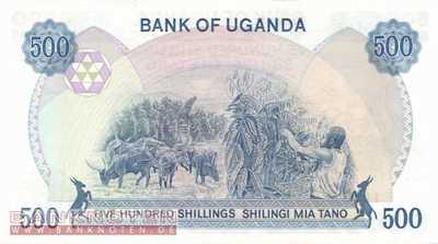 Uganda - 500  Shillings (#025_UNC)