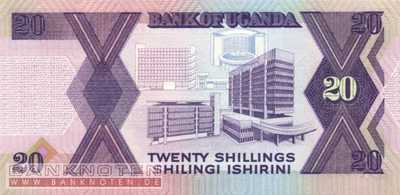 Uganda - 20  Shillings (#029a_UNC)
