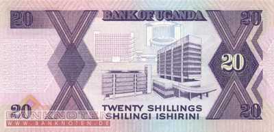 Uganda - 20  Shillings (#029b_UNC)
