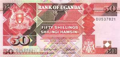 Uganda - 50  Shillings (#030a_UNC)