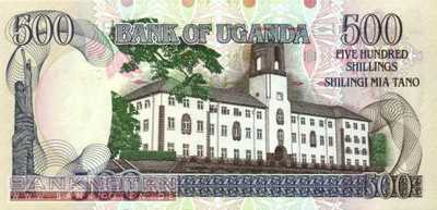 Uganda - 500  Shillings (#033b_UNC)