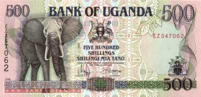 Uganda - 500  Shillings (#035b-98_UNC)