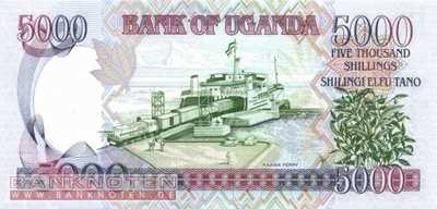 Uganda - 5.000  Shillings (#040b_UNC)
