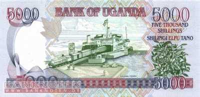 Uganda - 5.000  Shillings (#044d_UNC)