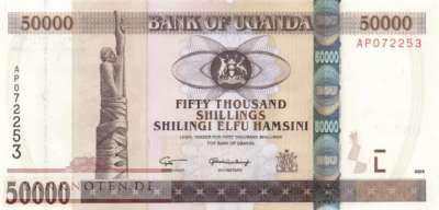 Uganda - 50.000  Shillings (#047a_UNC)