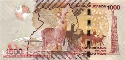 Uganda - 1.000  Shillings (#049a_UNC)