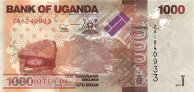 Uganda - 1.000  Shillings - Ersatzbanknote (#049dR_UNC)