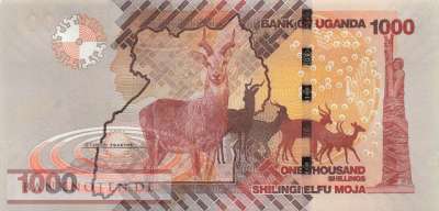 Uganda - 1.000  Shillings (#049h_UNC)